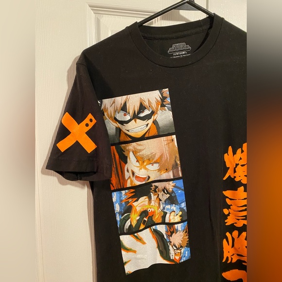 Hot Topic My Hero Academia Bakugo Rage Progression T-Shirt - Picture 3 of 4